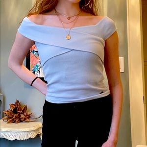 Hollister, off the shoulder top